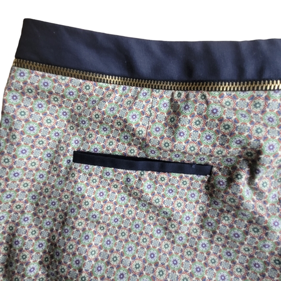 🌟3 For $15 SALE🌟 ZARA Basic High Waisted Ombre Multicolor Cropped Pants - Picture 6 of 8